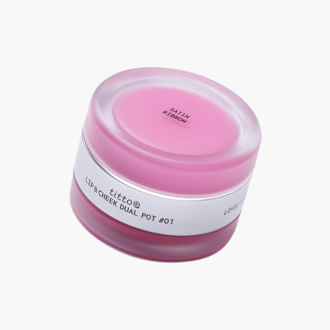 #01 Satin Ribbon + Pink on Top